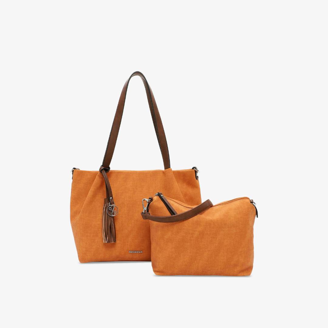 Orangenes Handtaschen-Set aus der neuen Kollektion von Shoe4You